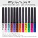 Matte Liquid Eyeliner Set - 12 Colors, Waterproof & Long Lasting for Women/Girls - Buy Online on GoSupps.com