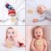 Toyvian Baby Milestone Cards Set - Wooden Double Sided Newborn Photography Props - Buy Online on GoSupps.com
