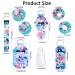 PUEZOKLY Watercolor Butterfly Chapstick Holder | Neoprene Lipstick Sleeve Keychain | Clip-On Pouch in Blue - Shop Internationally - Buy Online on GoSupps.com