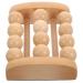 Iplusmile massage ball scooter Portable body massage device made of wood deep tissue massager for relieving plantar fasciitis relief from neck foot calf my painful muscles