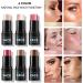 Cream Blush Stick Contour Stick Blush and Lip Makeup Stick Face Makeup for Cheeks Lips Eyes (5) - Buy Online on GoSupps.com