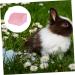HAPINARY Box Rabbit Potty Bunny Litter Cat Litter Pan Hamster Toilet Corner Pet Litter Pan Plastic 28x23cm Pink - Buy Online on GoSupps.com