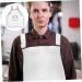 Ipetboom nail polish dress uniform hair dye major white Work baking oil supplies tpu hair stylist apron salon hair stylist apron hairstylist aprons for men decorate man apron bib 74x66cm White - Buy Online on GoSupps.com