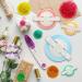Hoedia 4 Size Pompom Makers Set - Pom Pom Maker for Yarn Craft with Scissors - Buy Online on GoSupps.com