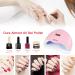 UV LED Nail lamp Nail curing Dryer 80W Fast professional Gel polish Nail light with 4 Timmer setting Auto sensor LCD Display portable tools for manicure/pedicure art salon and home Pink - Buy Online on GoSupps.com