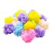 20pcs Loofahs Mini Shower Sponge Exfoliating Pouf Bath Mesh Pouf Lot Bulk Assorted Colors Shower Ball for Baby Shower