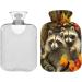 Naanle Ahorn Raccoon Heat Bottle - 2L Transparent Hot Water Bottle for Pain Relief & Cold Therapy | Hand & Foot Heating Bags - Buy Online on GoSupps.com