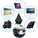 Computer Cleaning Cloth Microfiber Big Camera Lens Glasses Cleaner TV Laptop Pad Tablet Phone Electronics Screen Wipes (15x18  Black 4 Pack) 15x18 Black 4 Pack - Buy Online on GoSupps.com