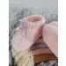 Royal Icon Newborn Baby Booties with Bow | Soft Knitted Bootees for Boys & Girls | 0-3 Months | Ideal for Indoor & Outdoor Use | RI354 - Pink - Buy Online on GoSupps.com