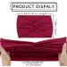 Kavya Wide Headband for Women - Red Knotted Hairbands | Elastic Soft Head Band for Fashionable Hair Accessories - Buy Online on GoSupps.com