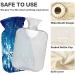 Snowflakes Christmas New Year Heat Bottle - 2L Pain Relief Cushion with Cover for Cramps & Heating - Buy Online on GoSupps.com