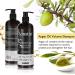 Lonstin Hair Thickening Shampoo 16.9 fl oz - Sulfate-Free Volume Shampoo for Fine & Thin Hair - Ideal for Oily and Keratin Treated Hair - Men & Women - High Puff Hairstyles - Buy Online on GoSupps.com
