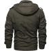 Buy Hanxiulin Men's Fleece Jacket - Cuddly & Breathable Hooded Winter Coat Plush Green XXL - Ideal for All Seasons - Buy Online on GoSupps.com
