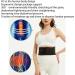 Self-Heated Magnetic Therapy Waist Support Belt for Men & Women | Pain Relief Double Compression Lumbar Support - Size L (Black) - Buy Online on GoSupps.com