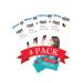 Canadian Made FNN95-510 Respirator Mask With EARLOOP 40 Pack (Adults White)