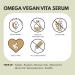 JIN JUNG SUNG Omega Vegan Vita Face Serum - Nourishing Anti-Aging Serum with Peptides & Hyaluronic Acid for Dry Sensitive Skin Even Skin Tone No Greasiness - 5 Oz - International Shipping Available - Buy Online on GoSupps.com