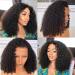 20 Brazilian Kinky Curly HD Lace Front Wig 180 Density - Natural Black - Buy Online on GoSupps.com