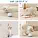 Tyasoleil Automatic Motion Cat Toy - Interactive Motorized Wand with Feathers | USB Charging, 4 Modes | Electronic Exercise Toy for Indoor Cats - Blue - Buy Online on GoSupps.com