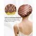 Buy Mikimini 2-Pack Waterproof Shower Hoods - Stylish & Reusable for Women Men Girls & Children | Golden Stripes Design - Buy Online on GoSupps.com