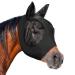 Horse Fly Mask Fly Masks for Horses with Ears Smooth & Elasticity Lycra Fly Mask Avoid Equine Fly and UV Protection Full Size for Cob Horse (Black Full (Large)) Black Full (Large)