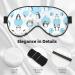 Buy Cute Penguins Print Eye Mask | Silk Night Blindfold for Men & Women - Perfect Sleep Accessory - Buy Online on GoSupps.com