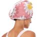 Pink Daisy Hair Towel 2 Pack | Super Absorbent Quick Dry Hair Turbans for Women & Girls - Ideal for International Shipping - Buy Online on GoSupps.com