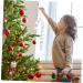Yardenfun 2pcs Christmas Cane Plastic Playes Christmas Crutch Props Festival Adornment Lollipop Tree Indoor Silver 26x10.5x2.5cm - Buy Online on GoSupps.com