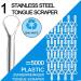Professional Stainless Steel Tongue Scraper - Medical Grade Cleaner for Bad Breath & Oral Care - Buy Online on GoSupps.com