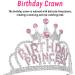 Healeved Birthday Crown Birthday Tiara Happy Birthday Crown Birthday Headband Party Props Princess Crowns For Little Girls Women - Buy Online on GoSupps.com