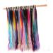 Beavorty 3 Sets hair extensions colored doll synthetic wigs hair extensions for braiding high temperature wig ponytail wigs hair ties kids color wig ponytail hair tie Hair piece curly child - Buy Online on GoSupps.com