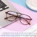 FEISEDY Retro 70s Blue Light Filter Glasses for Men & Women - Non-Prescription Computer Glasses B2387 Leopard | Blue Light Blocking Eyewear - Buy Online on GoSupps.com