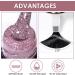 DMQ Glitter Nail Polish Purple Glitter Nail Varnish Quick Drying & Long Lasting Chip Resistant Gel Nail Polish for DIY Nail Art Manicure at Home No Need Baking 8ML - Buy Online on GoSupps.com