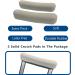 Underarm Crutch Pad Replacement - Comfort Foam Slip-on Cushion Tops - 2 Pcs Gray - Buy Online on GoSupps.com