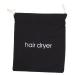 Outanaya Hair Dryer Storage Bag Hair Dryer Case Keeps Hair Dryer Orangizer Fabric Travel Toiletries Modeling 33.00X30.00X0.50CM Black