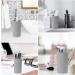 Organic Bamboo Toothbrush Holder & Bathroom Organizer Set | Eco-Friendly Toothpaste Makeup Brushes Razors | Travel-Friendly Design - Buy Online on GoSupps.com