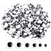 Yeux Mobiles 500 Pack Yeux Autocollant Wobbly Auto-adh sif Adh sifs Collant Yeux Mobile pour Scrapbooking Artisanat Loisirs cr atifs Scrapbooking