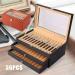 Pen Display case 3-Layer Fountain Pen Display Box 36 Slot Pen Storage Box PU Leather Glass Cover Modern Fashion Fountain Pen Collection Box Display Gifts Available in Two Options (Color : 36 Slot 36 Slot Orange - Buy Online on GoSupps.com