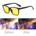 Houson Computer Glasses - Anti Blue Light Gaming Anti-Glare Yellow Lens | UV Protection & Eye Fatigue Relief - Buy Online on GoSupps.com