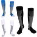 Zuimei Compression Stockings - 3 Pairs of 20-30mmHG Knee-High Flight Socks for Varicose Veins Running & Air Travel - Buy Online on GoSupps.com