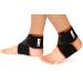 Rayyan Adjustable Ankle Strap Ankle Wrap Brace Compression for Sports Healing Sprained Ankle Tendon Achilles Men & Women (2 Orange) Orange 2
