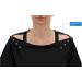 Shop XL Black Shoulder Shirt for Men Women & Unisex - Stylish & Comfortable | International Shipping - Buy Online on GoSupps.com