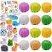 Bath Bombs for Kids - 12 Pack Easter Egg Fizzies with Surprise Toys | Vegan Essential Oil Spa Balls for Girls and Boys | Kids Safe Bubble Bath Gift Set - Buy Online on GoSupps.com