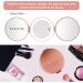 B Beauty Planet 20X Magnifying Mirror with Light - Portable Travel Makeup Mirror with Rechargeable LED Ring Light - 4inches Rose Gold - Buy Online on GoSupps.com