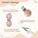 Symbolife Floral Daisy Macrame Pacifier Clip | Handmade Braided Cotton Paci Holder Leash | Unisex Baby Shower Gift - Buy Online on GoSupps.com
