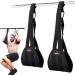 Moose Hanging Ab Straps: Rip Resistant Ab Slings for Pull Up Bars - Padded Arm Support for Ab Workouts - Ideal for Knee and Leg Raises - Men and Women - Black - Buy Online on GoSupps.com