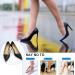 6 Pairs Heel Cushion Pads - Self-Adhesive Heel Liners for Comfort and Pain Relief in Big Shoes - Black & Beige - Buy Online on GoSupps.com