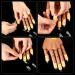Nail Training Practice Hand - Flexible Movable False Fake Hands for Manicure - Clear - Buy Online on GoSupps.com