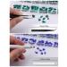 Kalolary Green Nail Rhinestones and Blue Crystal Gems Set - Nail Art Decoration Kit with Tweezer and Picker for DIY Acrylic Nails - Buy Online on GoSupps.com