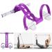 Yoga Pedal Resistance Band - Home Gym Exercise Equipment for Arms & Abs Purple - Buy Online on GoSupps.com