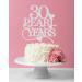 30 Pearl Years Cake Topper - Happy 30th Anniversary Wedding Cake Topper Silver 30 Pearl Years Anniversary Party Decorations 30 Pearl Years-silver - Buy Online on GoSupps.com